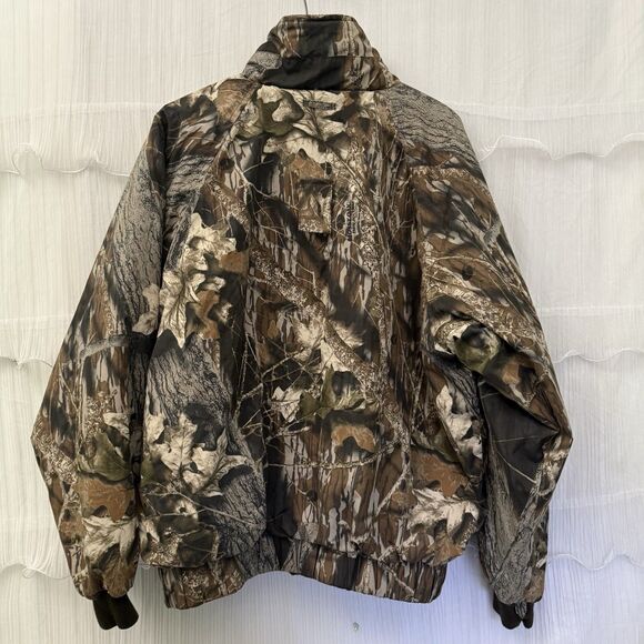 VTG Pro Hunter Camoflauge Mossy Oak Break Up Pattern 3 In 1 Coat Bomber Size L - Picture 5 of 9
